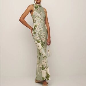 Reformation Anaiis Silk Dress